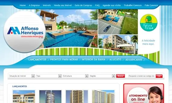 Affonso Henriques com novo site