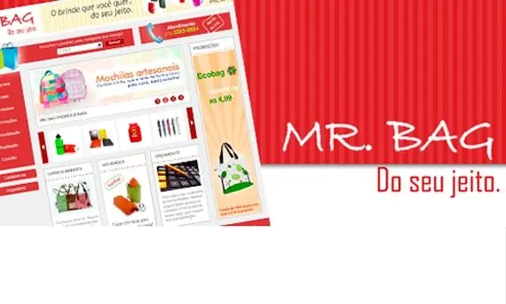 Nosso mais novo trabalho: Site da Mr. Bag