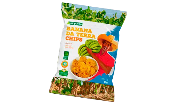 Banana da Terra Chips chega ao mercado e conquista seguidores 