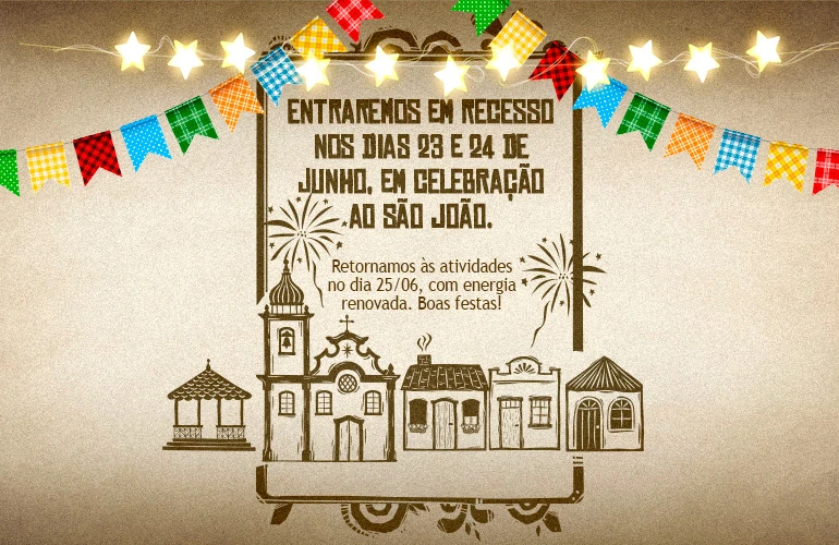Comunicado Recesso Junino 2026