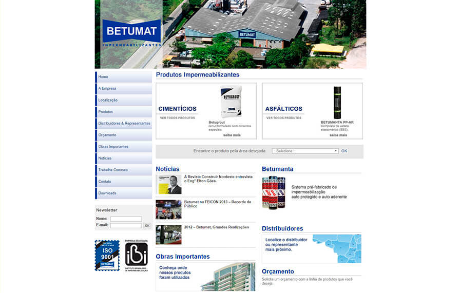Site Betumat 2014 - Click Interativo