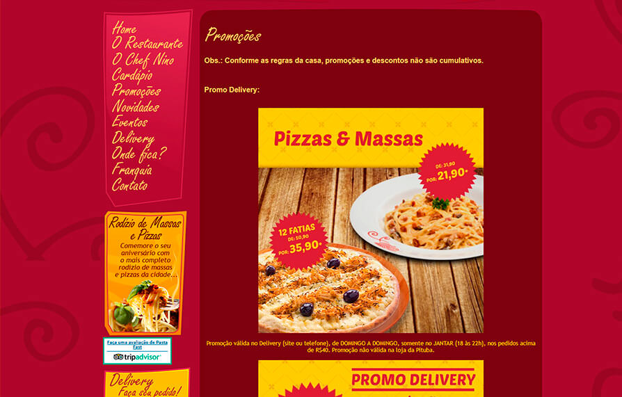 Site Pasta Fast 2012 - Click Interativo