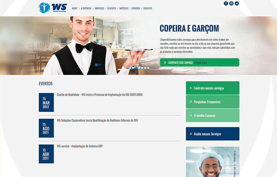 Site WS Service - Click Interativo